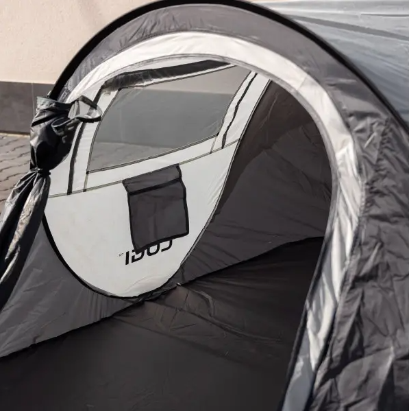 Намет Pop-Up двомісний з автоматичним каркасом 245х145х100 см Сірий - фото 8 Намет Pop-Up двомісний з автоматичним каркасом 245х145х100 см Сірий - фото 8