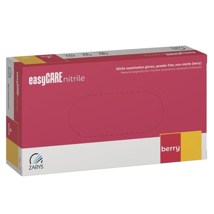 Перчатки нитриловые easyCARE nitrile неопудренные XS 100 шт. Berry (easyCARE BERRY XS) Перчатки нитриловые easyCARE nitrile неопудренные XS 100 шт. Berry (easyCARE BERRY XS)