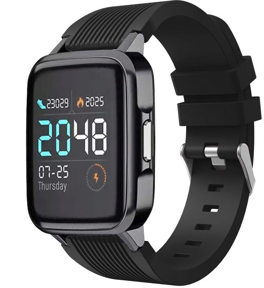 Ремешок Line для Haylou Smart Watch 2 LS02 Black (19167) - фото 1 Ремешок Line для Haylou Smart Watch 2 LS02 Black (19167) - фото 1