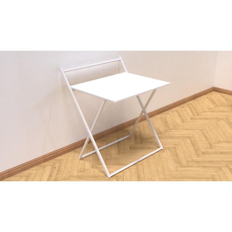 Стол трансформер Ferrum-decor Kompakt 1 металл/ДСП 16 мм Белый/Белый (FRD-104683) Стол трансформер Ferrum-decor Kompakt 1 металл/ДСП 16 мм Белый/Белый (FRD-104683)
