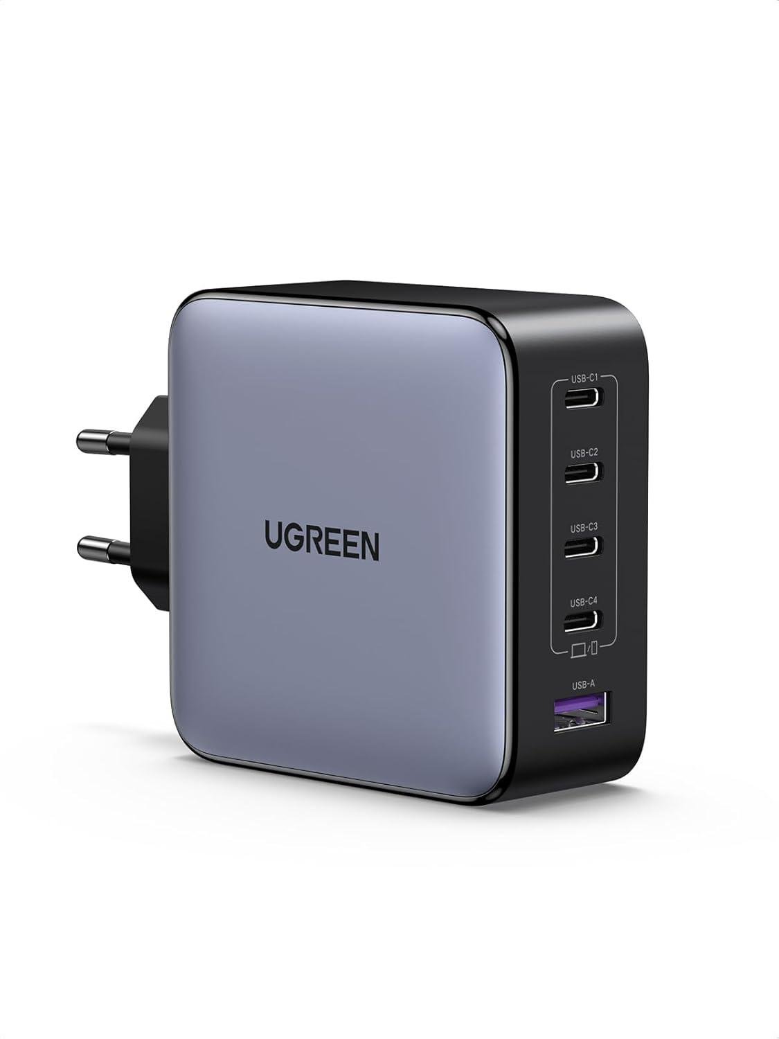 Зарядное устройство для телефонов UGREEN X563 100W Nexode 5-Port Type C Space Grey (35536) Зарядное устройство для телефонов UGREEN X563 100W Nexode 5-Port Type C Space Grey (35536)