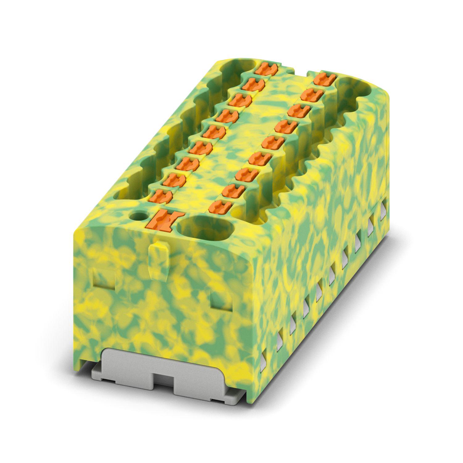 Блок розподільний Phoenix Contact PTFIX 4/18X1,5 GNYE Push-in 450V 17,5A Жовто-зелений (1765183) Блок розподільний Phoenix Contact PTFIX 4/18X1,5 GNYE Push-in 450V 17,5A Жовто-зелений (1765183)