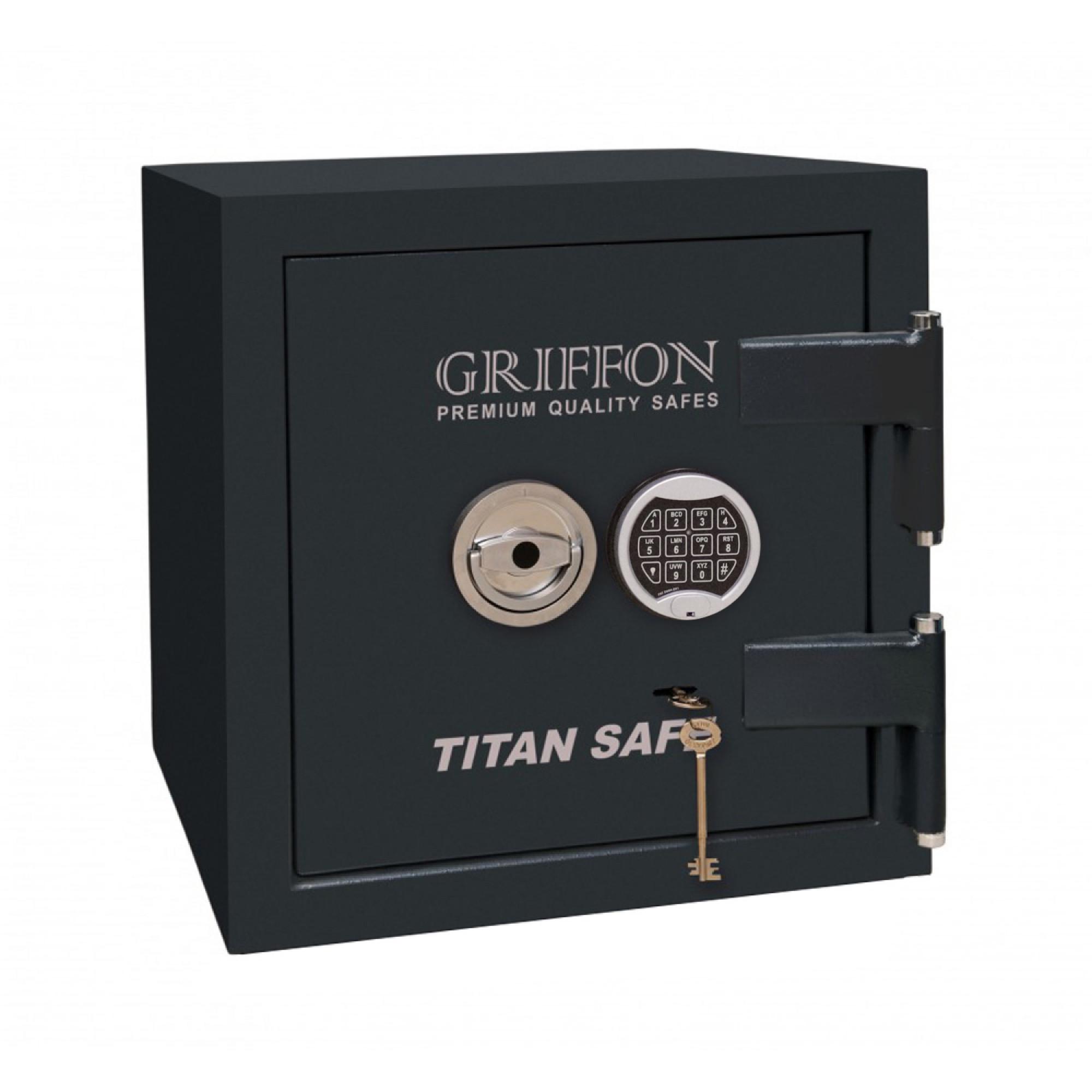 Сейф огневзломостойкий CL II.50.K.E. металлический с ключевым электронным кодовым замком 390x380x296 мм (2-12- CL II.50.K.E.)