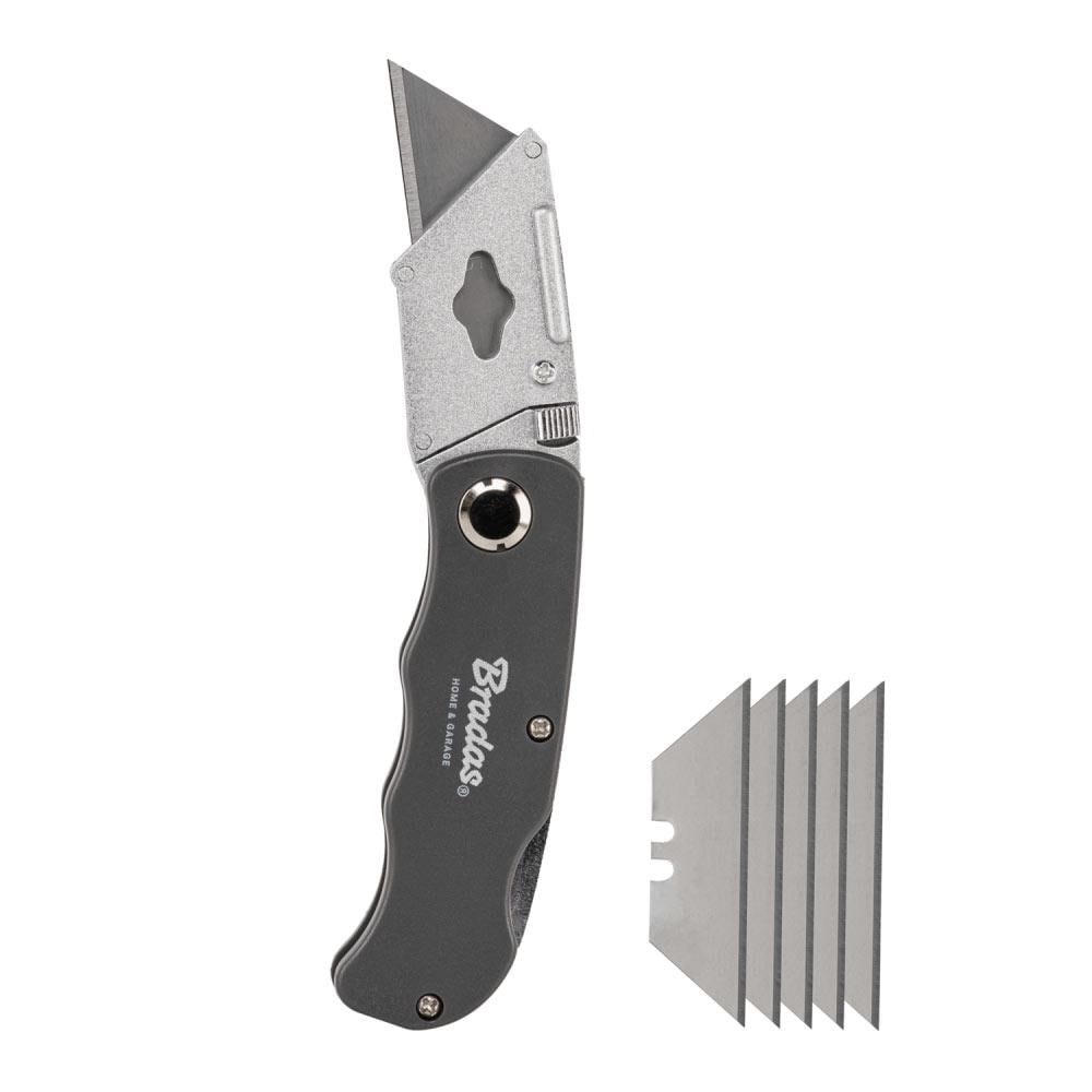 Нож складной металлический 19 мм (DIY-KN190201/B) Нож складной металлический 19 мм (DIY-KN190201/B)