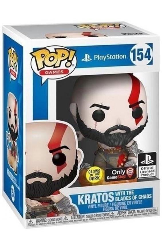 Фігурка колекційна Funko Pop Games God Of War Kratos W/Blades (154)
