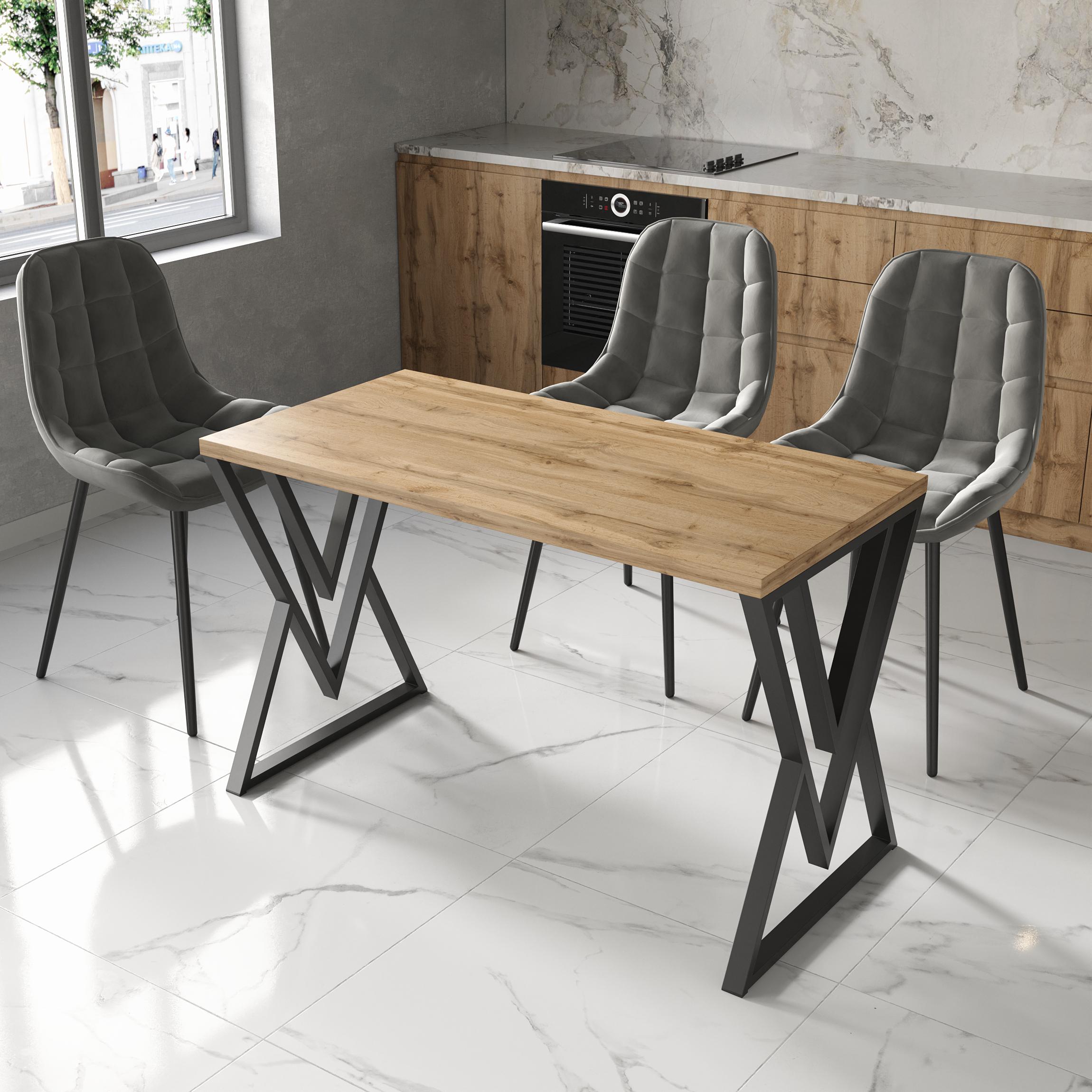 Обеденный стол 13 1200х600х32 мм Дуб Аппалачи