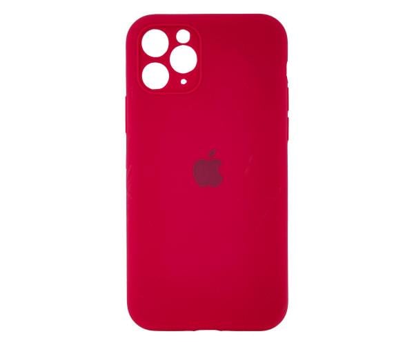 Чехол-накладка Silicone Case Full Camera with Frame для Apple iPhone 11 Pro 56, Wine red