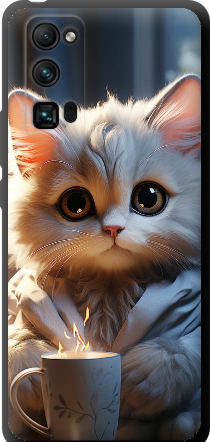 Чохол на Huawei Honor 30 Pro Білий кіт (5646b-1920-42517)