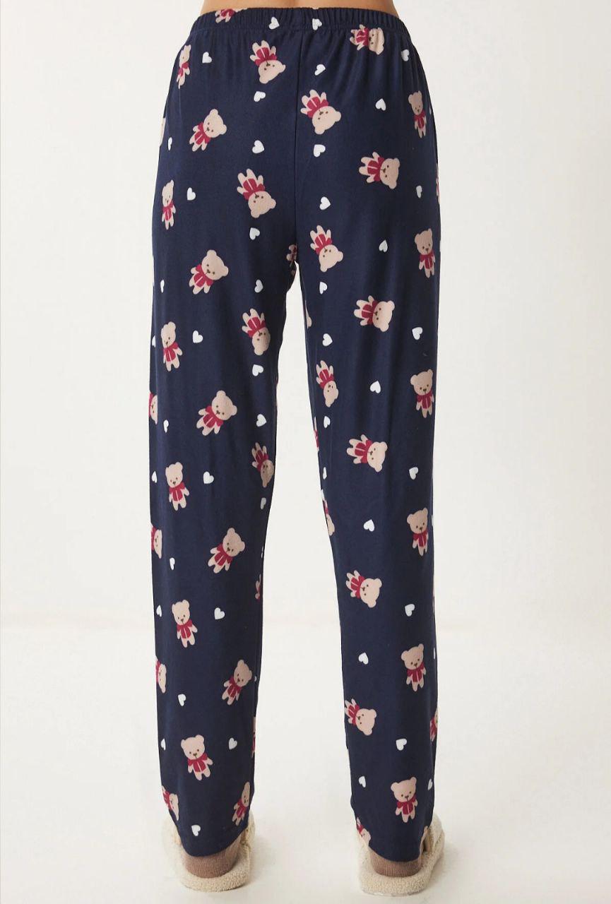 Піжама жіноча з принтом Mirano 8309k XL Синій - фото 2 Піжама жіноча з принтом Mirano 8309k XL Синій - фото 2