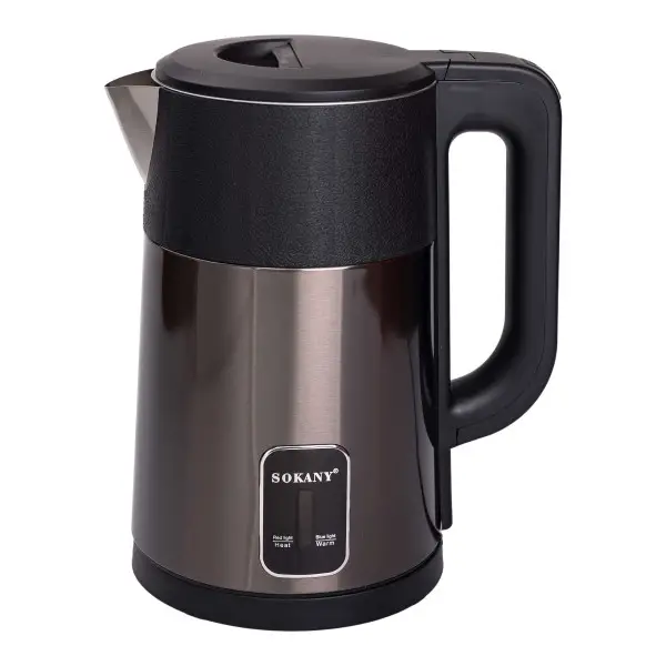 Електрочайник із підтримкою тепла Sokany SK-09017 із нержавіючої сталі 2,5 л 1500 Вт Шоколадний (147-107-SK-09017G) - фото 6 Електрочайник із підтримкою тепла Sokany SK-09017 із нержавіючої сталі 2,5 л 1500 Вт Шоколадний (147-107-SK-09017G) - фото 6