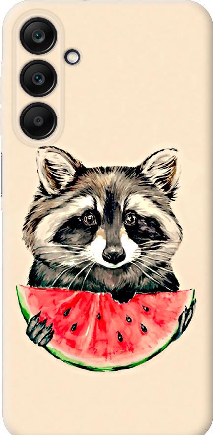 Чехол на Samsung Galaxy A25 5G Енотик с арбузом (4605u-3495-42517)