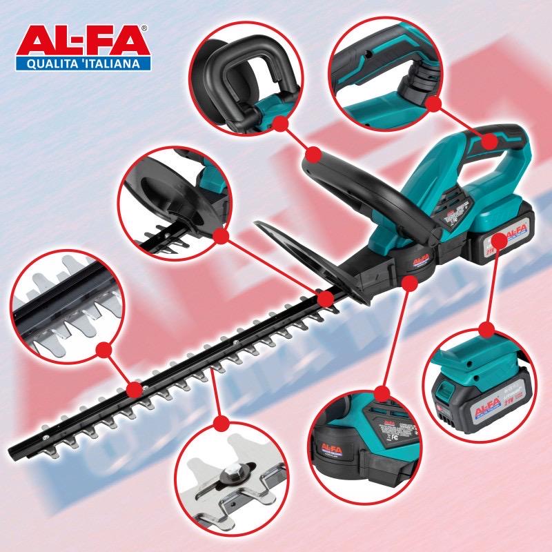 Кусторез аккумуляторный AL-FA ALCHT21V-4AH 2х21V (10996) - фото 10 Кусторез аккумуляторный AL-FA ALCHT21V-4AH 2х21V (10996) - фото 10