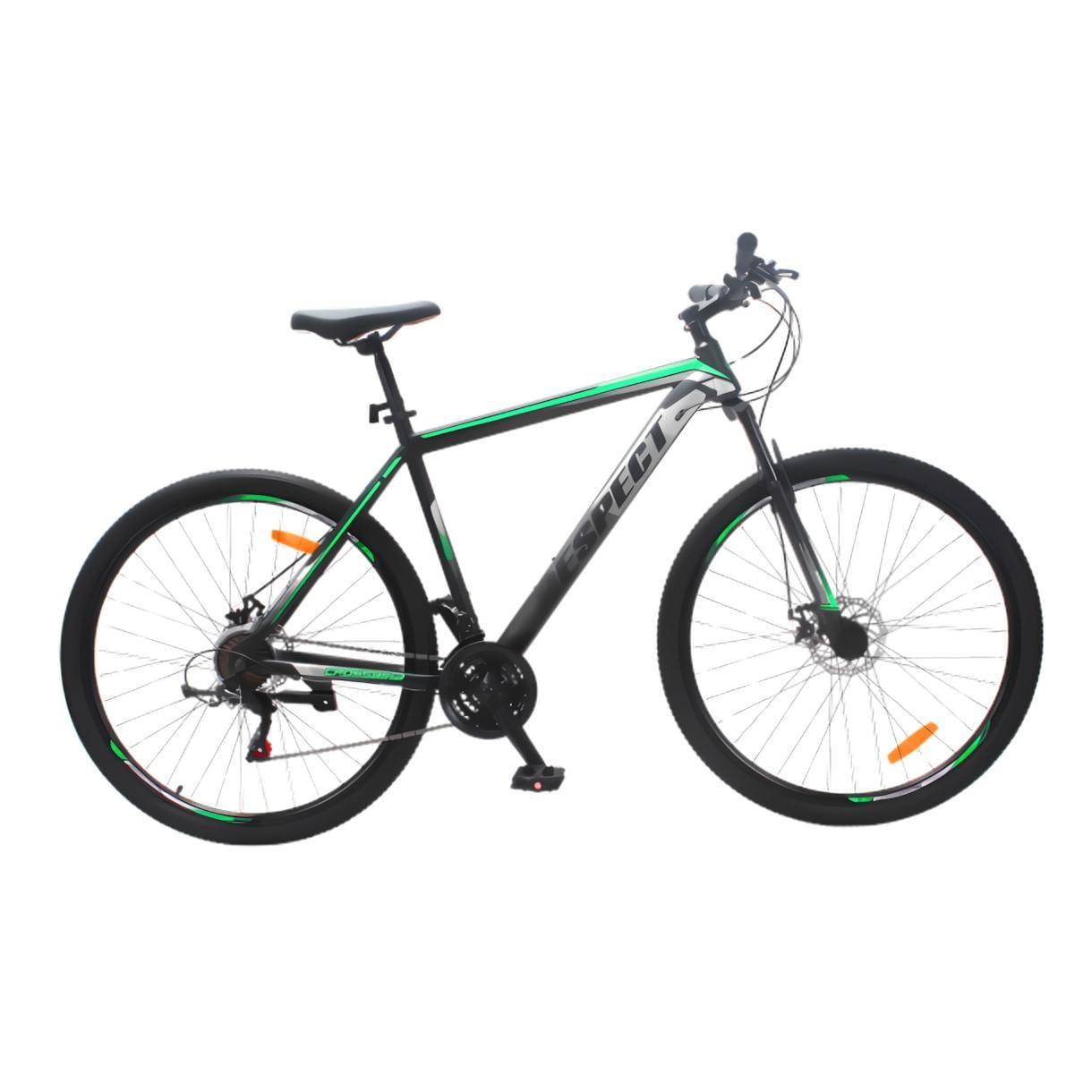Велосипед CrossBike RESPECT 29" 21" Черный/Зеленый