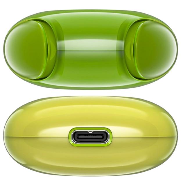 Наушники беспроводные Acefast T9 Crystal Air color Bluetooth 480 mAh Avocado Green (18410014) - фото 5