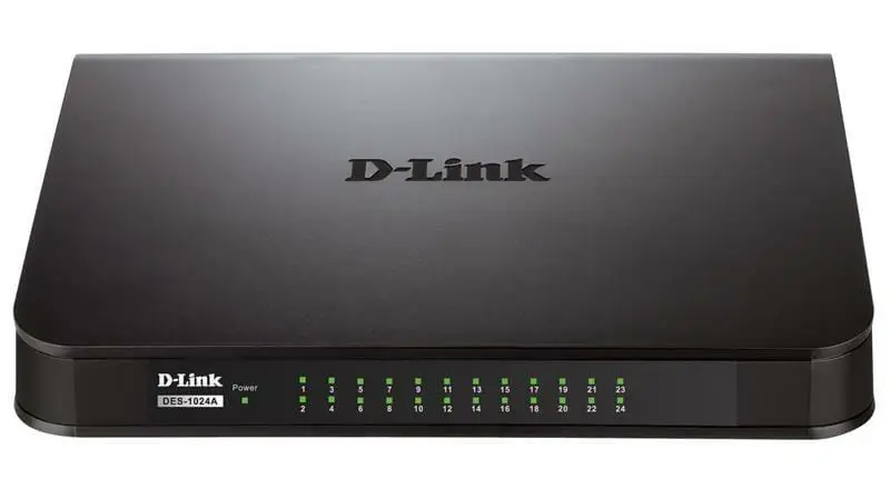 Коммутатор D-Link DES-1024A/E1B Black