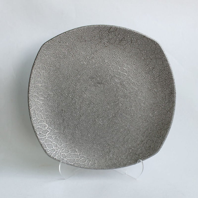 Тарелка для фруктов керамическая Silver (4130)