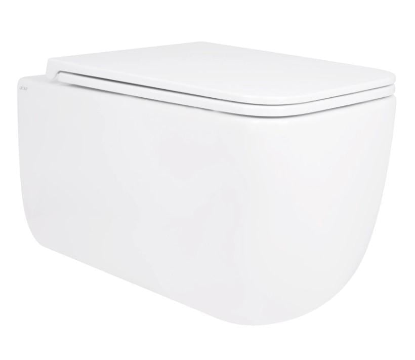 Унитаз подвесной Qtap Gemini Ultra Quiet с сиденьем Slim Duroplast/Soft-close/Quick Release (QT2533076EUQW)