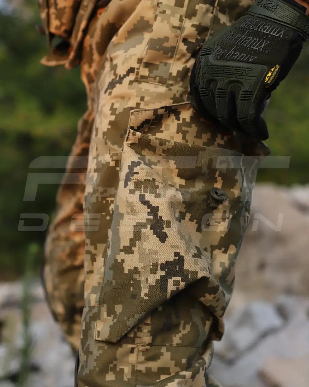 Костюм демисезонный с наколенниками и налокотниками FCT Design Горка 5 р. 40-42 Пиксель ВСУ - фото 4