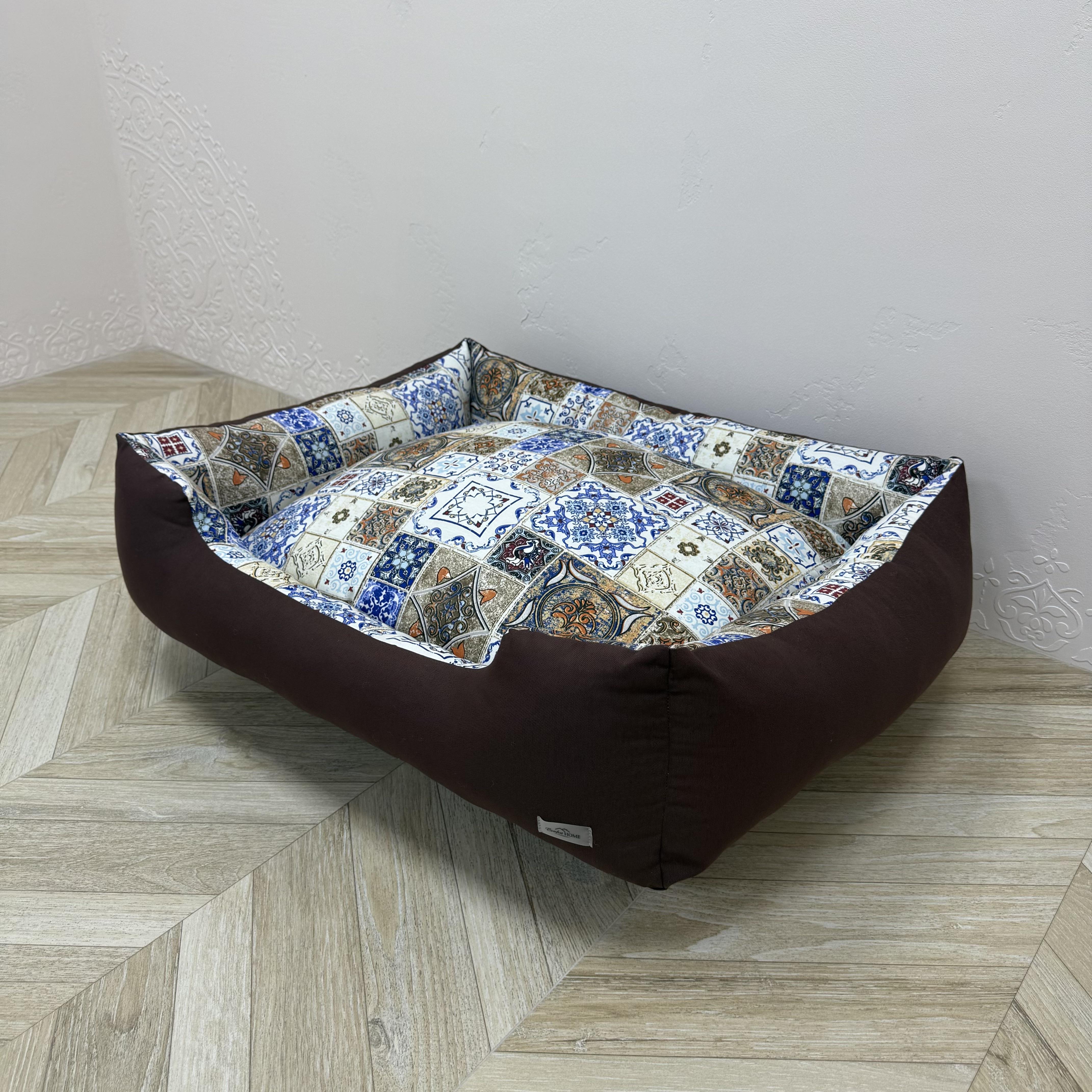 Лежак для котов и собак Comfort Home Spanish tiles панама 120х80 см