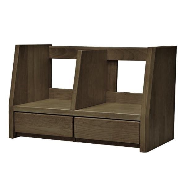 Полка книжная настольная из дерева Кавендо Палисандр (КПА-009602)