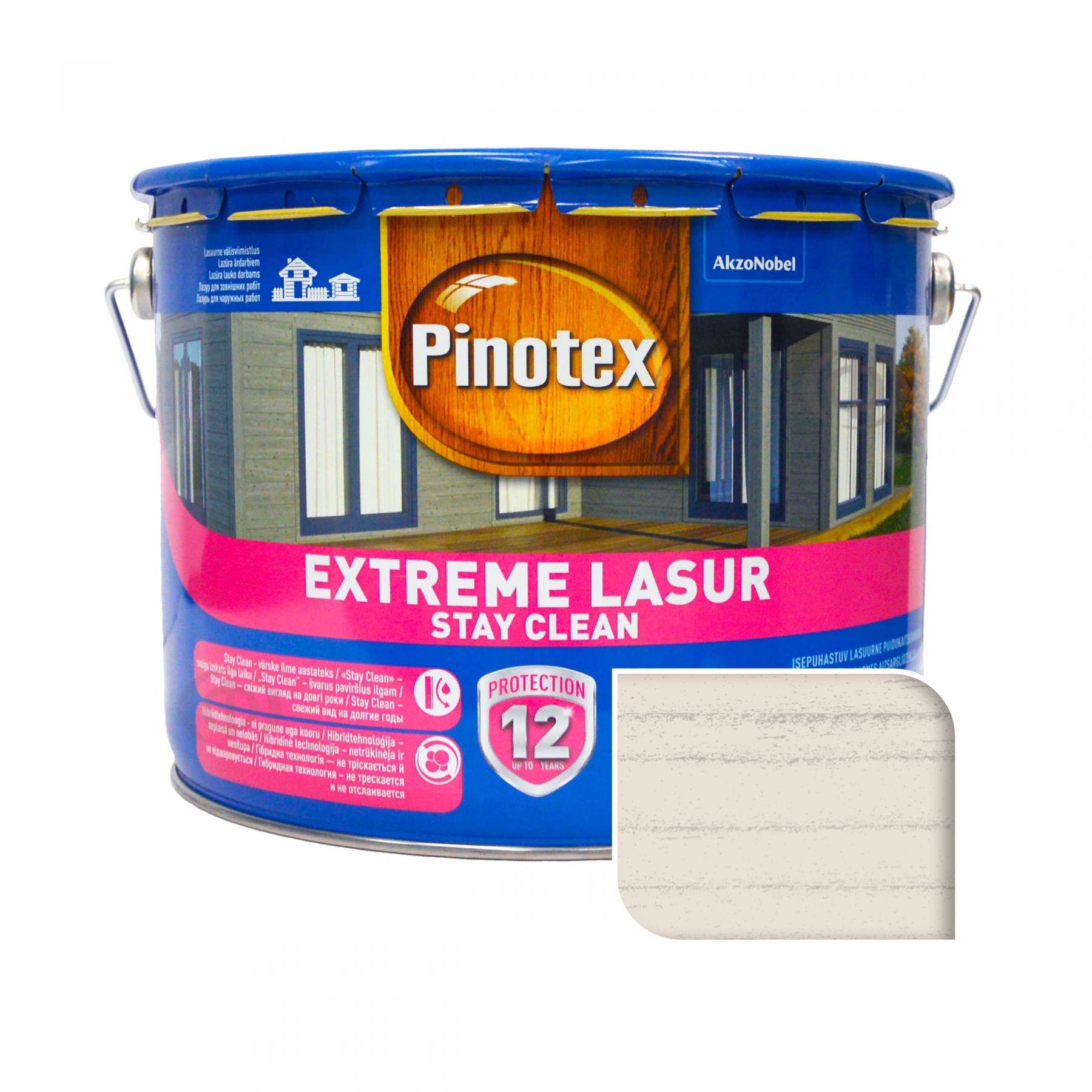 Средство деревозащитное Pinotex Extreme Lasur Снег 10 л (5308757)