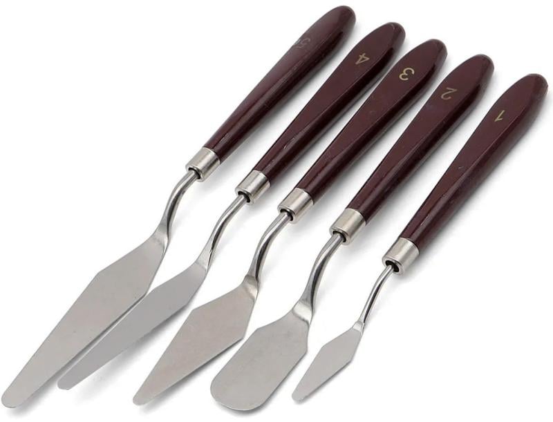 Мастихины кулинарные Empire 5 шпателей из нержавеющей стали