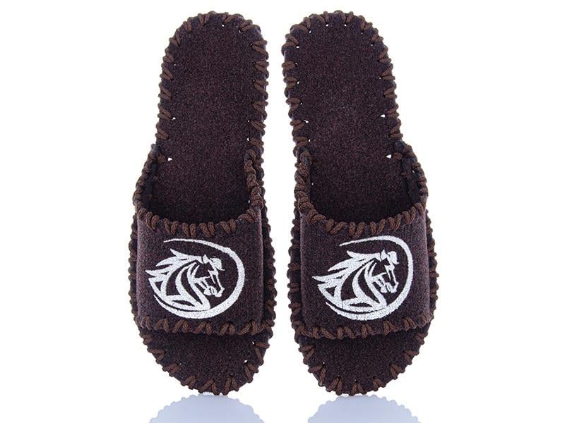 Капці фетрові чоловічі VENDS 388 р. 44-45 Коричневий