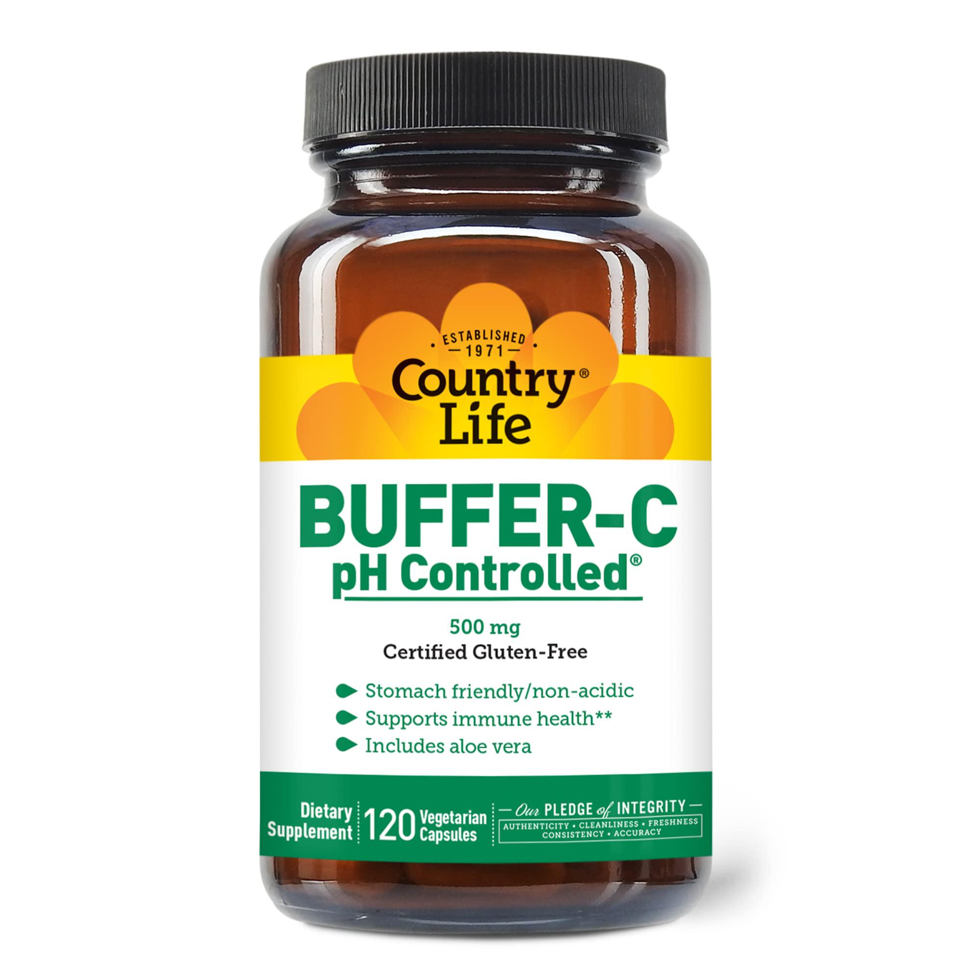 Витамин C Country Life Buffer-C 500 mg 120 капс.