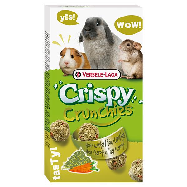 Лакомство для грызунов Versele-Laga Crispy Crunchies Hay/Carrot Печень Сено и морковь 75 г (620915)