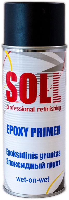 Грунт аэрозоль эпоксидный SOLL Epoxy Primer 1K 0,4 л Черный (000033257) Грунт аэрозоль эпоксидный SOLL Epoxy Primer 1K 0,4 л Черный (000033257)