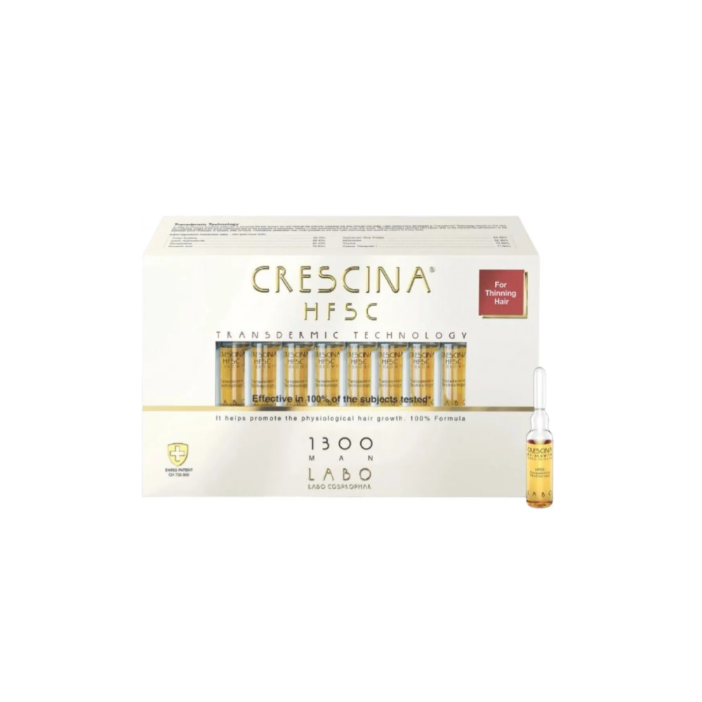 Засіб для росту волосся для чоловіків Crescina HFSC Transdermic 1300 20х3,5 мл