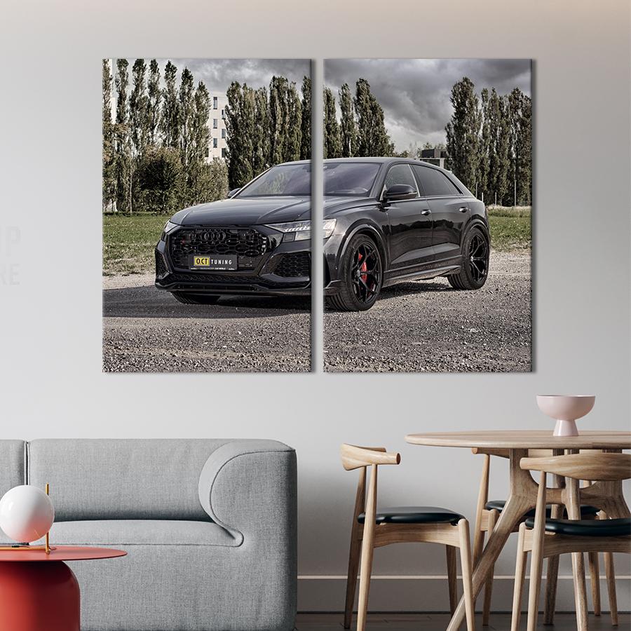 Картина на холсте Стильное авто Audi RS Q8 111x81 см (1376-2)