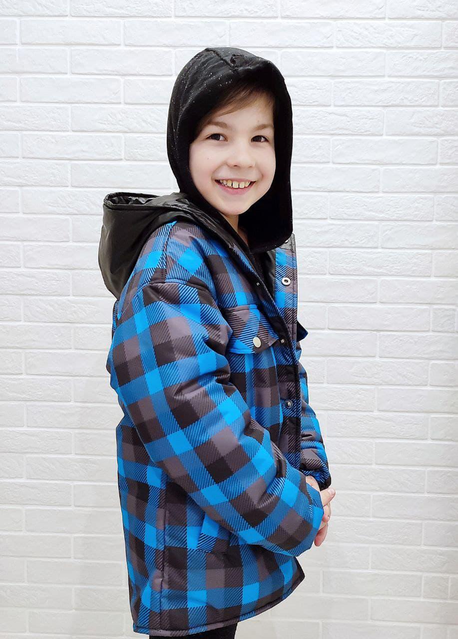 Куртка демісезонна для хлопчика 164 см Синій (PN-47377-164) - фото 4