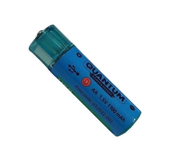 Аккумулятор Quantum USB Li-ion AA 1.5V 1100 mAh - фото 2 Аккумулятор Quantum USB Li-ion AA 1.5V 1100 mAh - фото 2