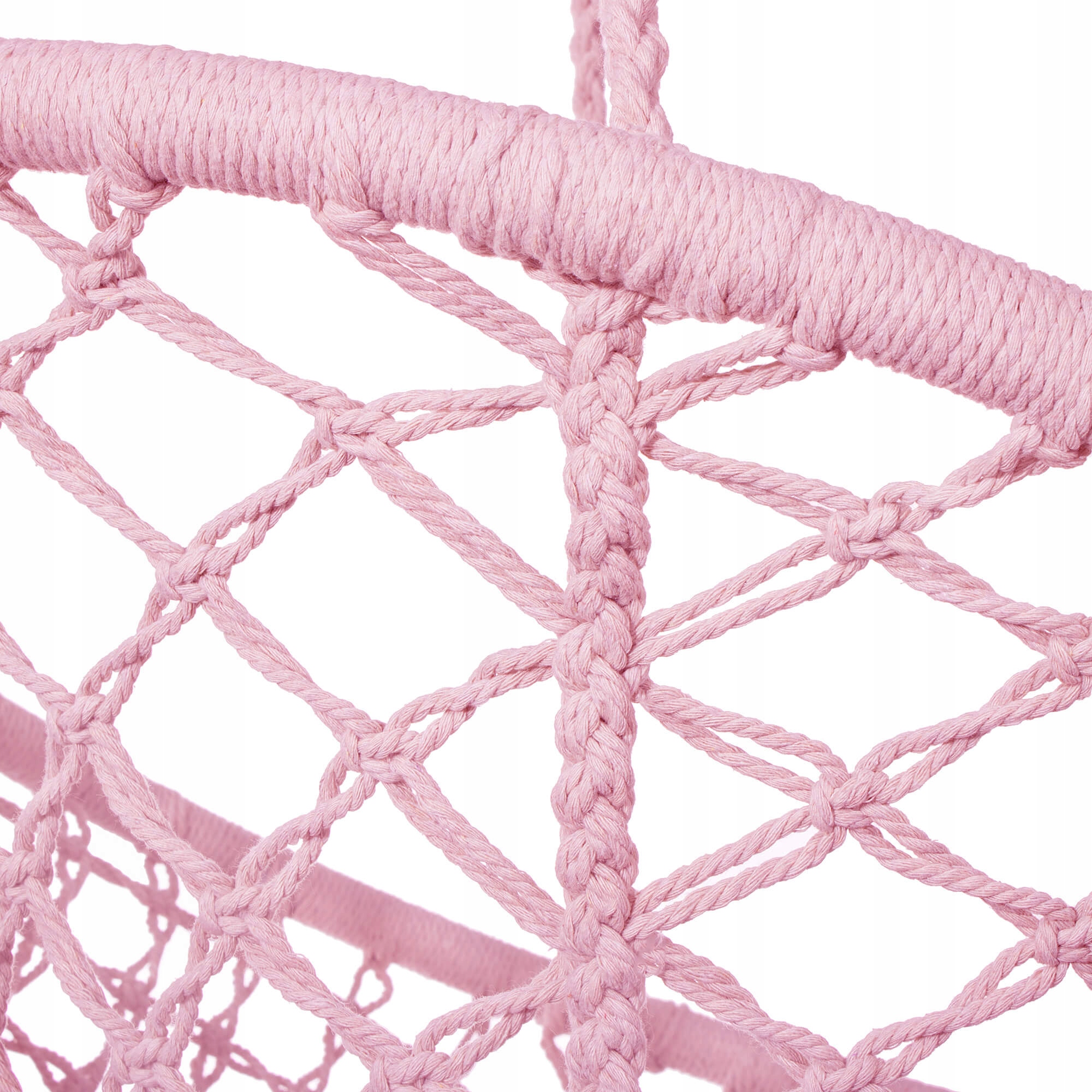 Крісло-гойдалка Springos підвісне плетене 79x80 см Pink (SPR0021) - фото 11 Крісло-гойдалка Springos підвісне плетене 79x80 см Pink (SPR0021) - фото 11