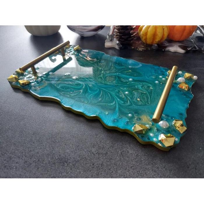 Ручки для подносов тарелок из эпоксидной смолы/дерева/фанеры 15 см 2 шт. (6097) - фото 3 Ручки для подносов тарелок из эпоксидной смолы/дерева/фанеры 15 см 2 шт. (6097) - фото 3