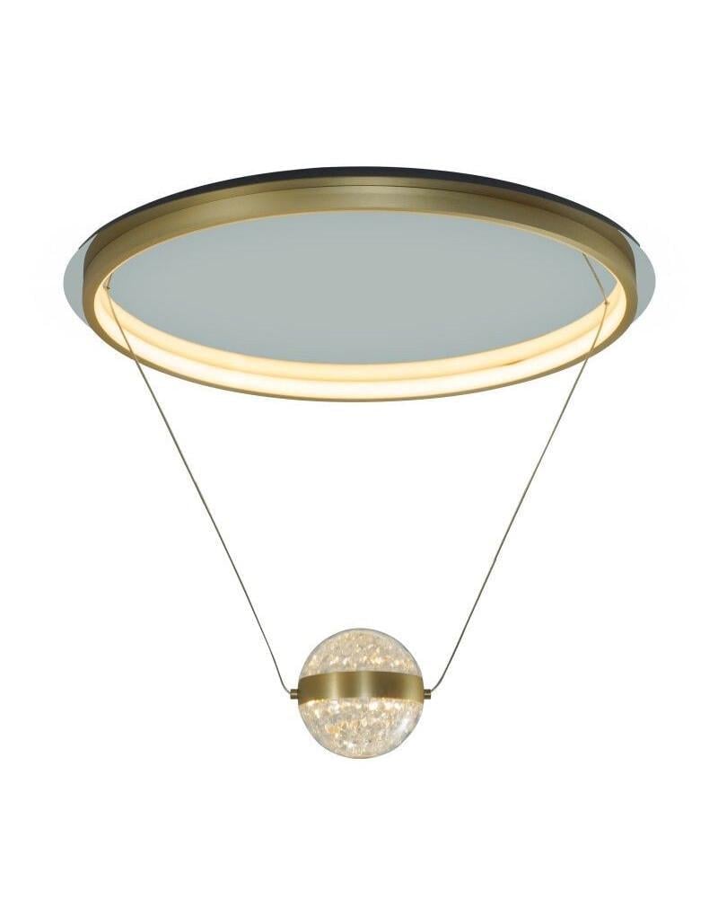 Люстра Zuma Line 250088L-BS Turkan LED 1x40W 3000K 1600Lm IP20 Золотой (36318111)