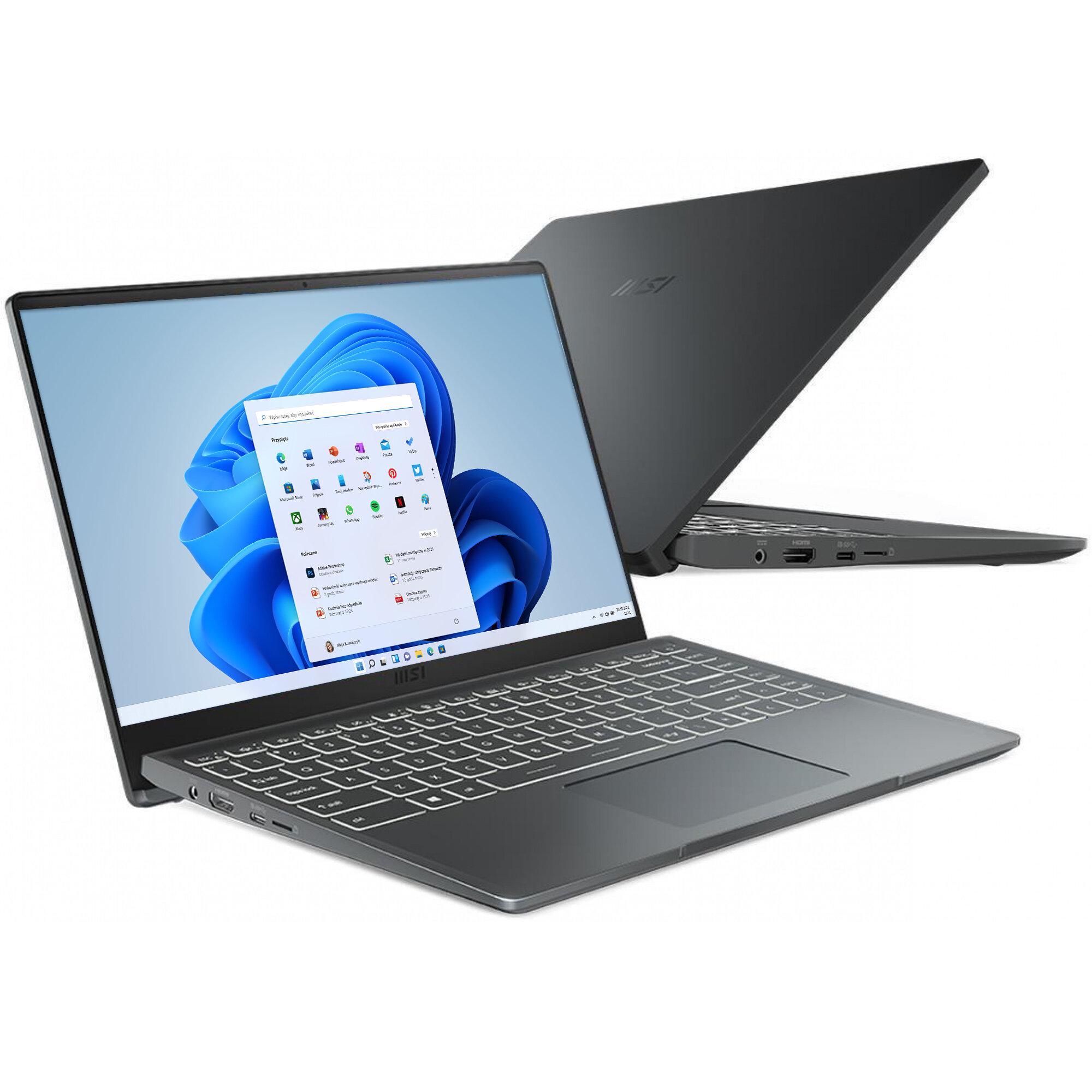 Ноутбук MSI Modern B11MOU-1023PL 14" IPS i7-1195G7 8 Gb RAM 512 Gb SSD Windows 11 Home (B11MOU-1023PL) - фото 8