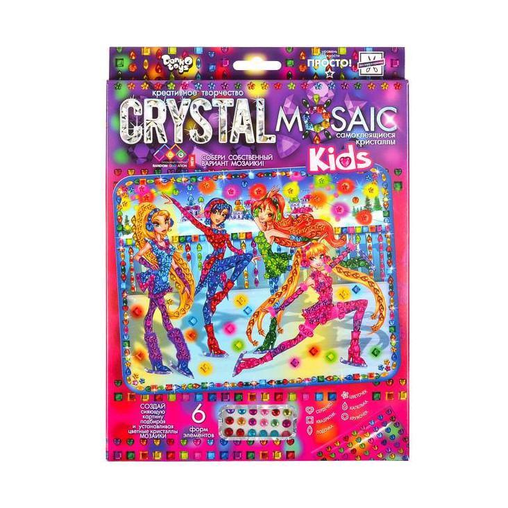 Набір креативної творчості Danko Toys Kids Crystal Mosaic CRMk-01-02 6 форм ел. (RLT46937)