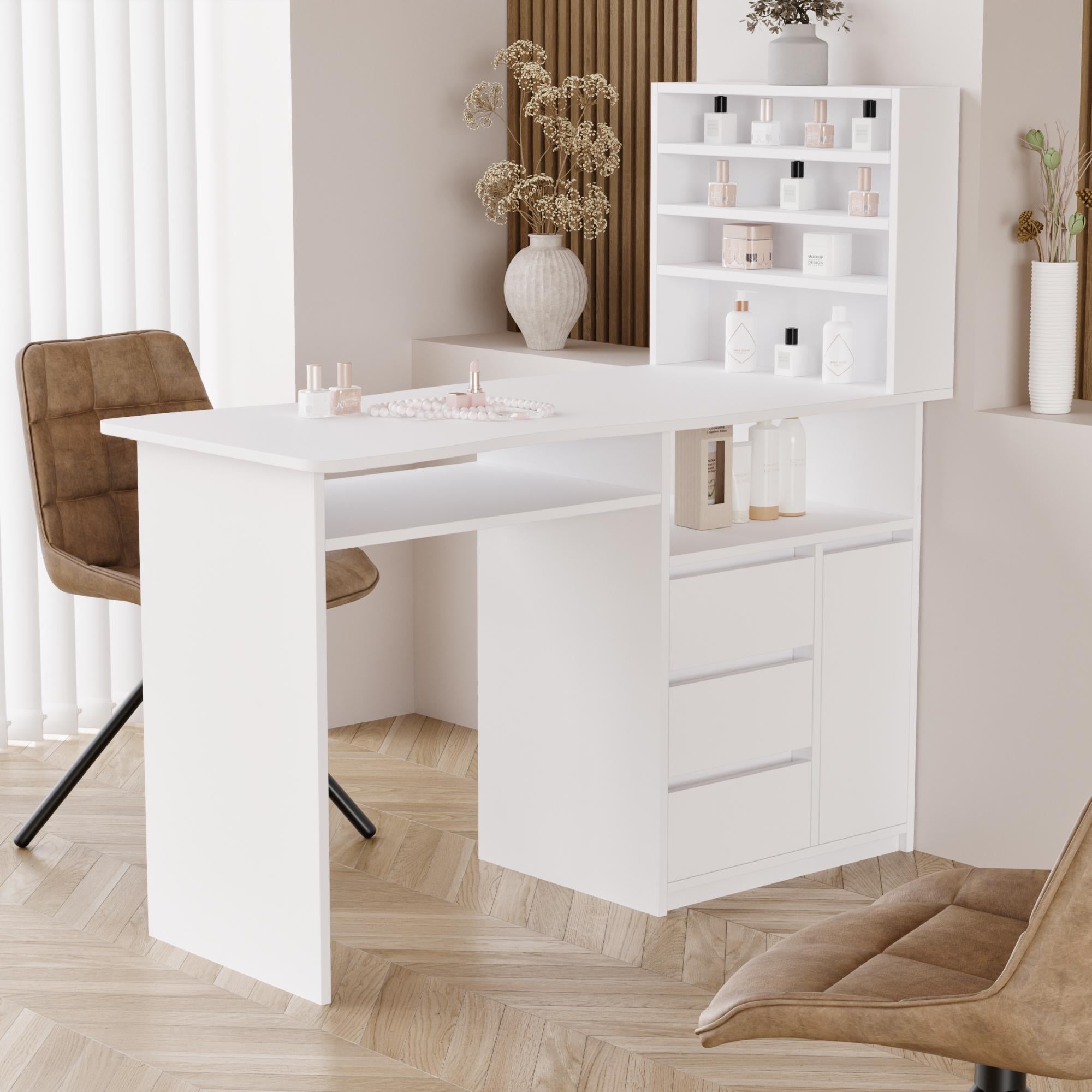 Столик для маникюра Furnigrade МС-5 126,4х123х55 см Белый