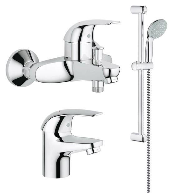 Набор смесителей GROHE Euroeco (124428)