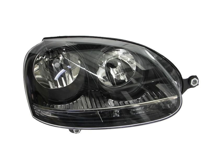 Фара передня права Volkswagen Golf V 2004-2008 H7/H7 GTI чорна рамка (441-1171R-LDEM2)