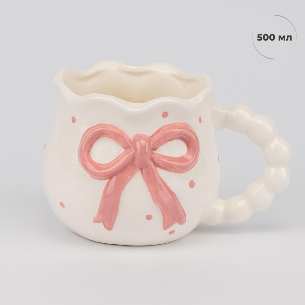 Чашка Бантик 500 мл (6036-010) - фото 2 Чашка Бантик 500 мл (6036-010) - фото 2