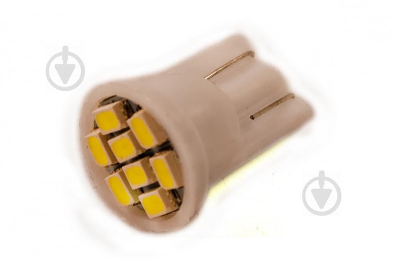 Светодиодная лампа AllLight T10  8 диодов 1206 W2,1x9,5d 12V WHITE