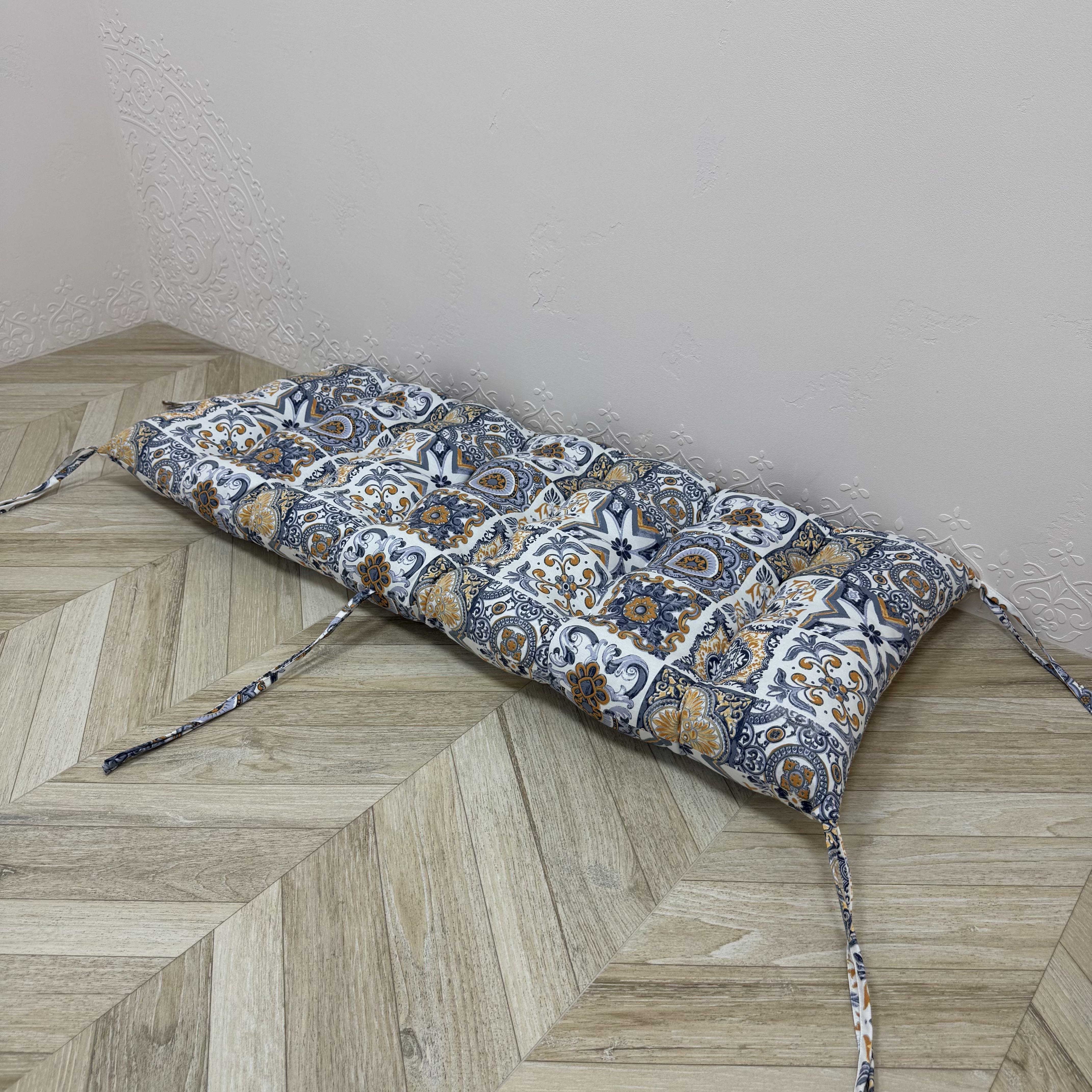Подушка Comfort Home Abstraction на подоконник/каркасы/поддоны/садовую мебель 100х50 см
