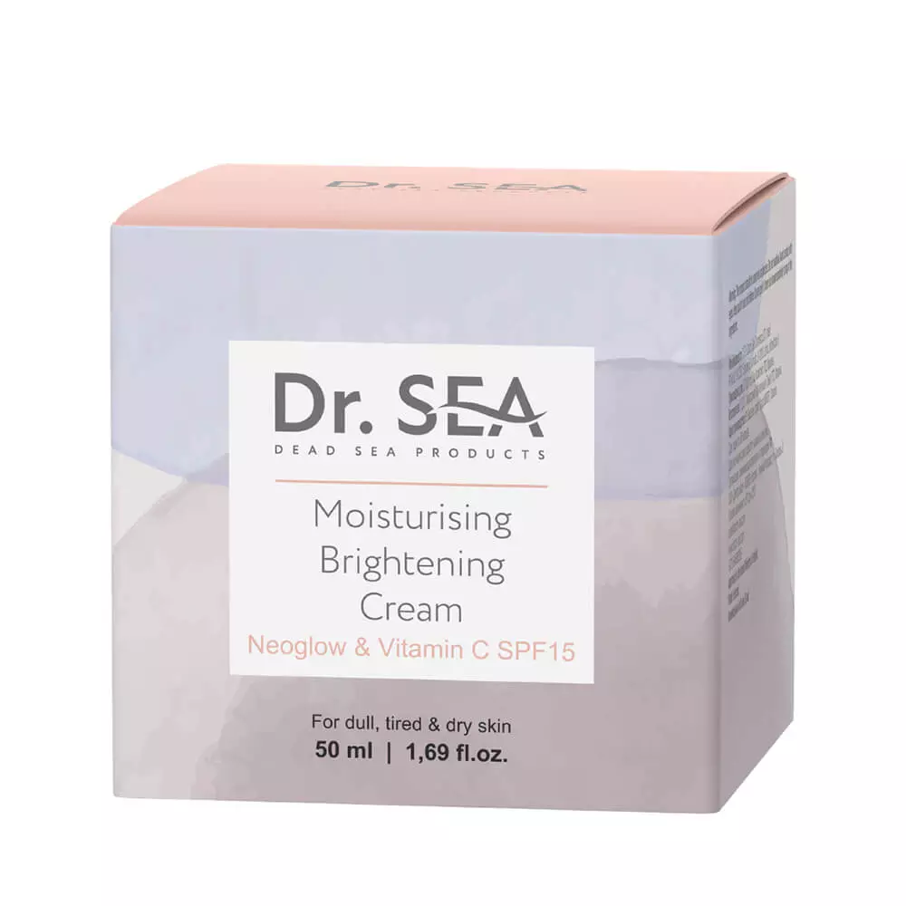 Крем увлажняющий осветительный Dr.Sea с комплексом NEOGLOW и Витамином C SPF15 50 мл (7293720020660) - фото 3 Крем увлажняющий осветительный Dr.Sea с комплексом NEOGLOW и Витамином C SPF15 50 мл (7293720020660) - фото 3