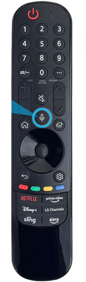 Пульт для телевизора LG AN-MR23GA AKB76043102 с микрофоном (2247047121)
