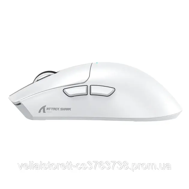 Мишка ігрова безпровідна Attack Shark X11 22000 DPI PAW3311 із зарядною догстанцією RGB підсвіткою Білий - фото 5