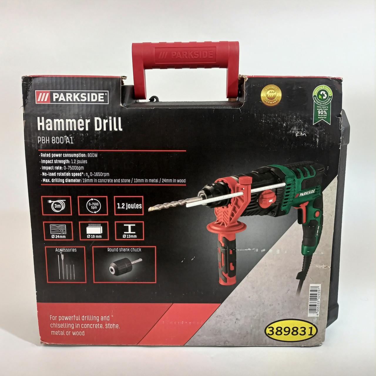 Дриль ударний перфоратор PARKSIDE PBH 800 A1 SDS-plus (PBH 800 A1) - фото 10 Дриль ударний перфоратор PARKSIDE PBH 800 A1 SDS-plus (PBH 800 A1) - фото 10