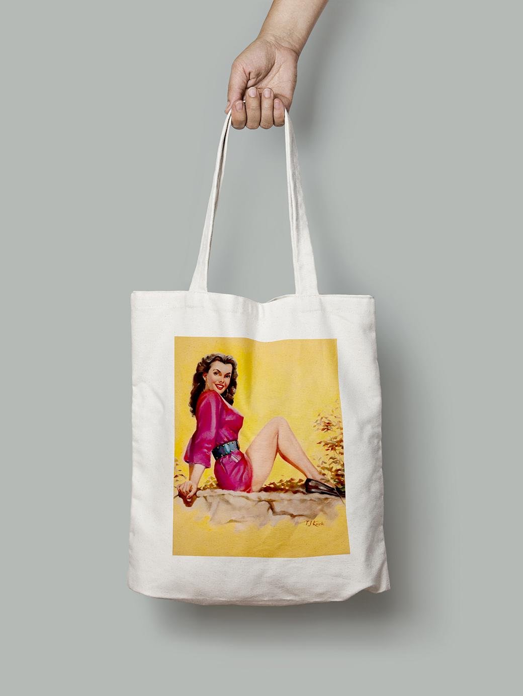 Эко-сумка БрюнеткаT.J. Kuck шопер (pin_up010082_Bag)